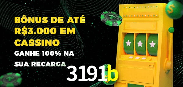 3191b melhor bônus de depósito